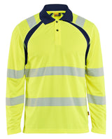 Blåkläder 3598 High Vis UV Polo Lang Ærme med tryk eller logo – arbejdstøj og firmatøj