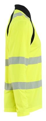 Blåkläder 3598 High Vis UV Polo Lang Ærme materiale med firmalogo