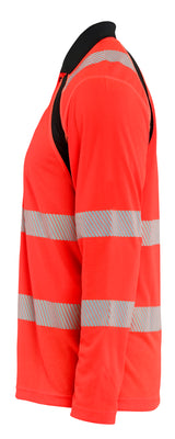 Blåkläder 3598 High Vis UV Polo Lang Ærme produktbillede til broderi