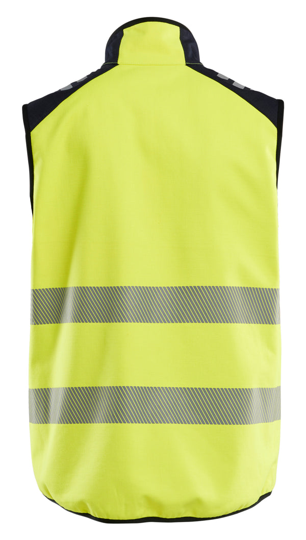 Blåkläder 3849 Multinorm Softshell Vest med tryk eller logo – arbejdstøj og firmatøj