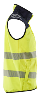 Blåkläder 3849 Multinorm Softshell Vest produktbillede med logo