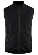 Blåkläder 3850 Softshell Vest nærbillede med tryk
