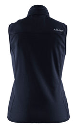 Blåkläder 3851 Dame Softshell Vest produktbillede med logo