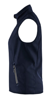 Blåkläder 3851 Dame Softshell Vest produktfoto med tryk