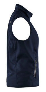 Blåkläder 3851 Dame Softshell Vest detalje til broderi