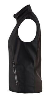 Blåkläder 3851 Dame Softshell Vest produktbillede med tryk