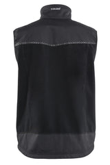 Blåkläder 3855 Fleecevest vindtæt produktbillede med logo