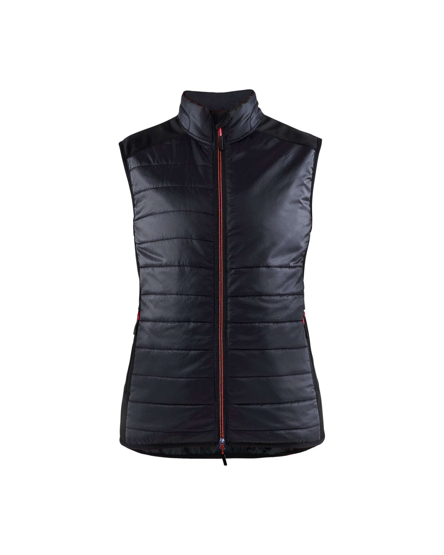 Blåkläder 3864 Dame Vest Foret, Sort/Rød