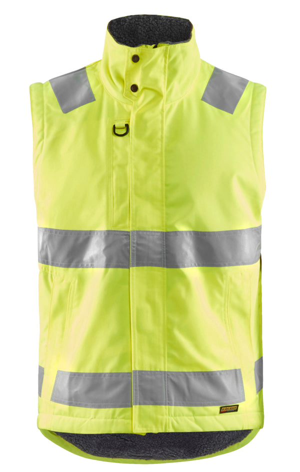 Blåkläder 3870 High Vis Vintervest med tryk eller logo – arbejdstøj og firmatøj