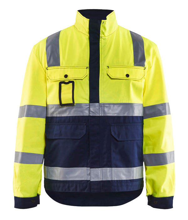 Blåkläder 4023 High Vis Arbejdsjakke med tryk eller logo – arbejdstøj og firmatøj