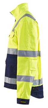 Blåkläder 4023 High Vis Arbejdsjakke produktfoto med tryk