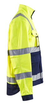 Blåkläder 4023 High Vis Arbejdsjakke detalje til broderi