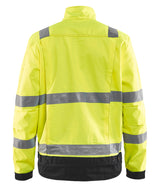 Blåkläder 4023 High Vis Arbejdsjakke nærbillede med logo