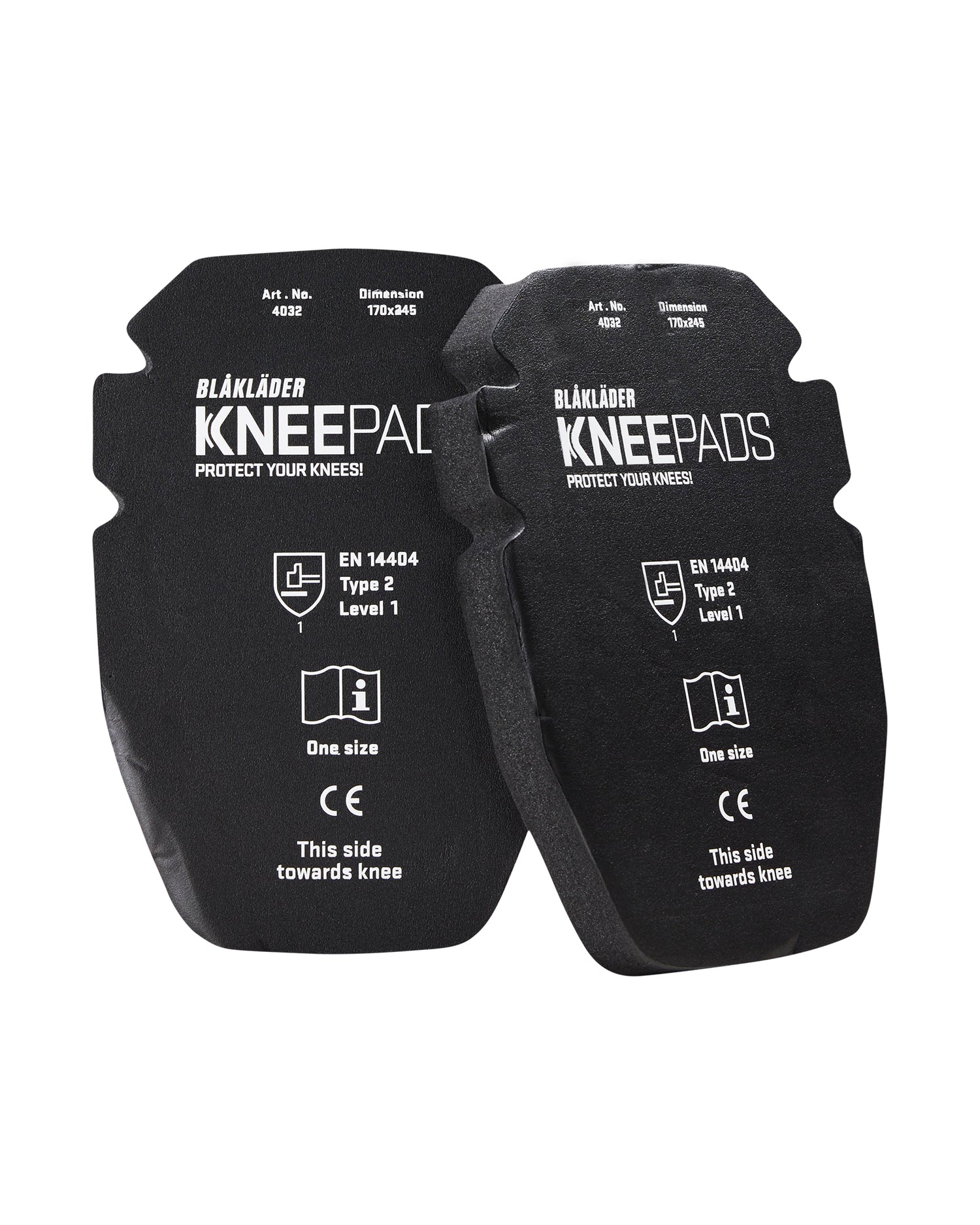 Blåkläder 4032 Knæpuder gel, Sort
