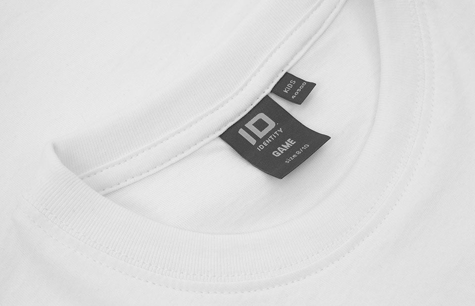 ID 40500 GAME® T-shirt | børn detalje til broderi