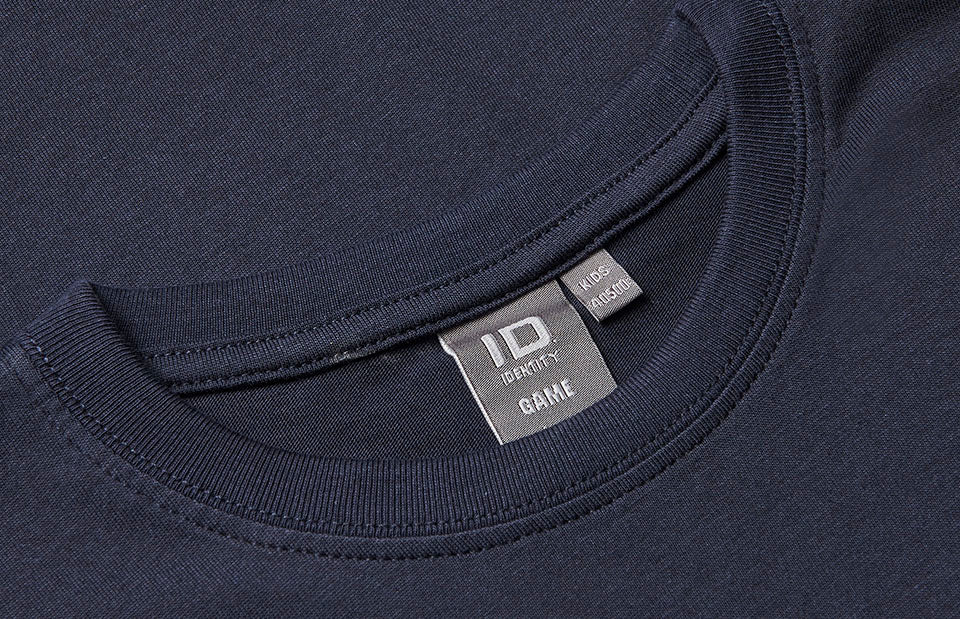 ID 40500 GAME® T-shirt | børn nærbillede med logo