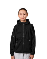 ID 40836 Softshell jakke | letvægt | børn detalje med firmalogo