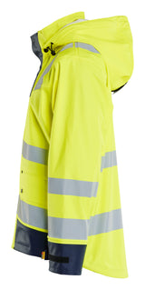 Blåkläder 4302 High Vis Regnjakke Level 2 detalje til broderi