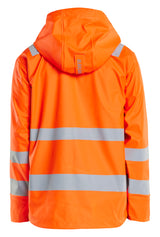Blåkläder 4302 High Vis Regnjakke Level 2 materiale med logo