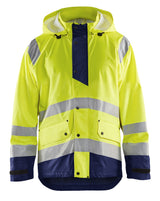 Blåkläder 4323 High Vis Regnjakke Level 1 med tryk eller logo – arbejdstøj og firmatøj