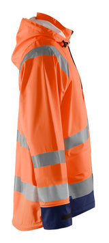 Blåkläder 4323 High Vis Regnjakke Level 1 produktbillede til broderi