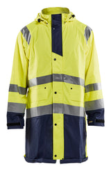 Blåkläder 4324 High Vis Regnjakke Level 1 med tryk eller logo – arbejdstøj og firmatøj