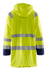 Blåkläder 4324 High Vis Regnjakke Level 1 produktbillede med logo