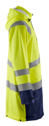 Blåkläder 4324 High Vis Regnjakke Level 1 detalje til broderi