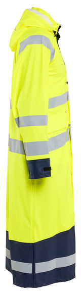 Blåkläder 4325 High Vis Regnjakke Level 1 detalje til broderi