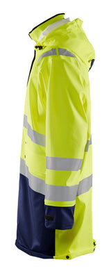 Blåkläder 4326 High Vis regnjakke Level 3 produktfoto med tryk