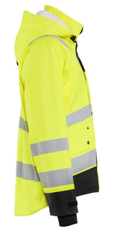 Blåkläder 4327 High Vis Regnjakke Level 3 produktfoto til broderi