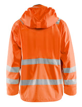Blåkläder 4327 High Vis Regnjakke Level 3 materiale med logo