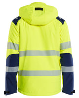 Blåkläder 4400 High Vis Letforet Vinter Softshelljakke produktbillede med logo