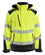 Blåkläder 4400 High Vis Letforet Vinter Softshelljakke materiale med firmalogo