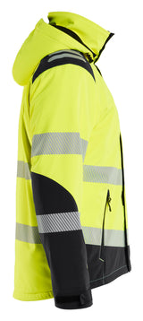Blåkläder 4400 High Vis Letforet Vinter Softshelljakke produktfoto til broderi