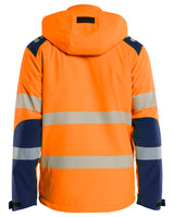 Blåkläder 4400 High Vis Letforet Vinter Softshelljakke materiale med logo