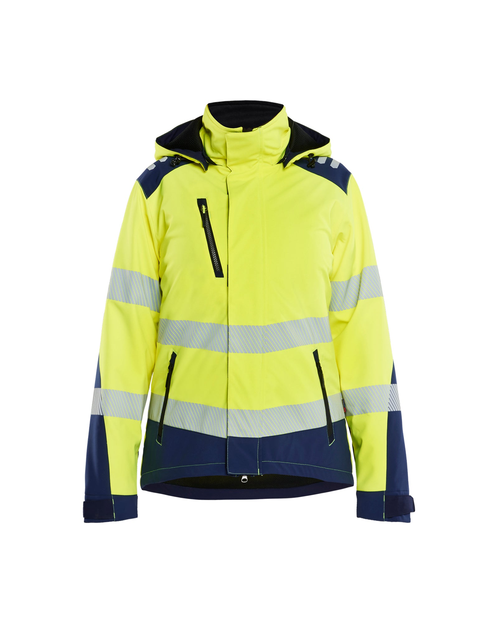 Blåkläder Dame High Vis Letforet Vinter Softshelljakke