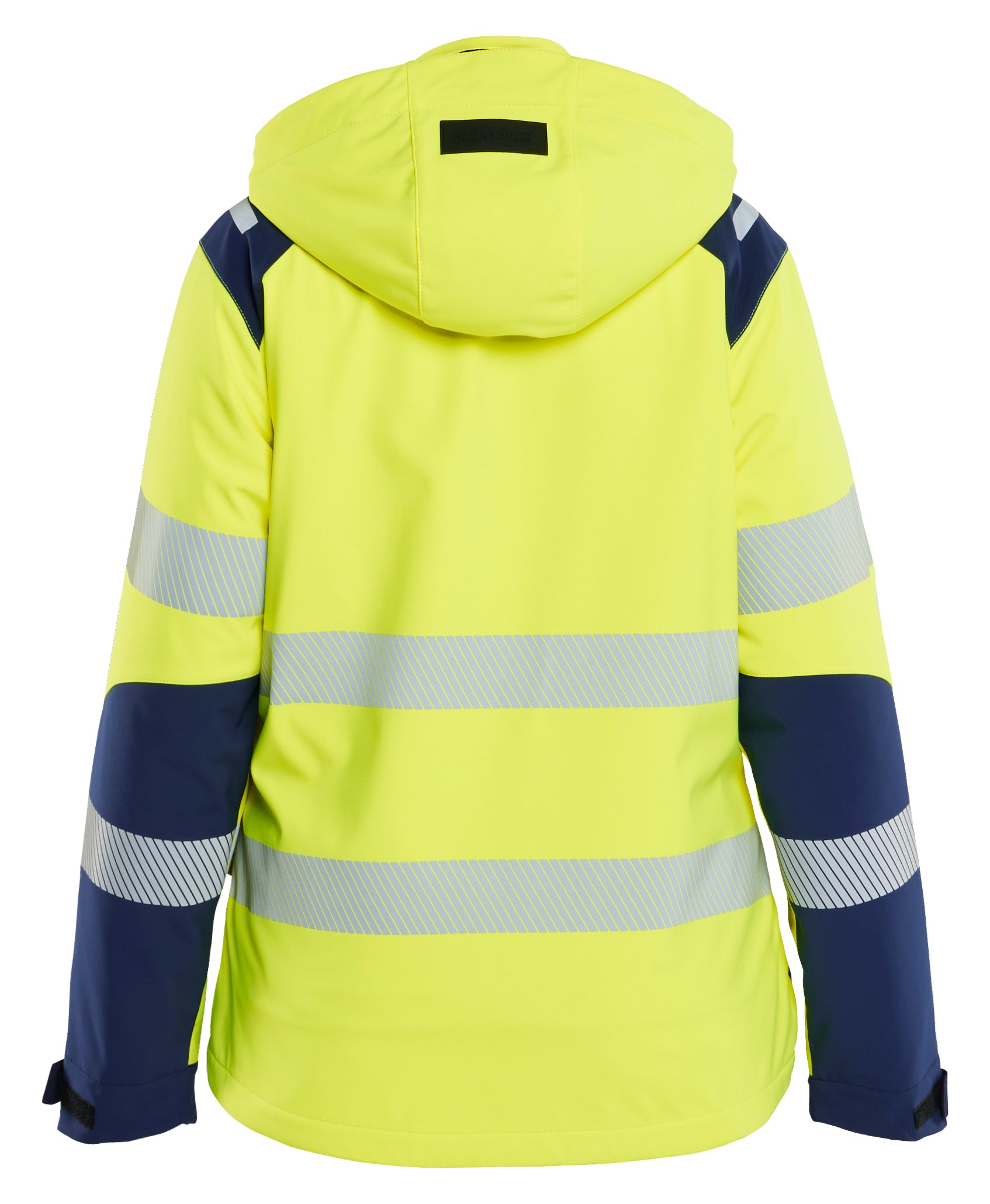 Dame High Vis Letforet Vinter Softshelljakke