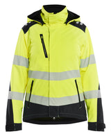 Blåkläder 4401 Dame High Vis Letforet Vinter Softshelljakke materiale med firmalogo