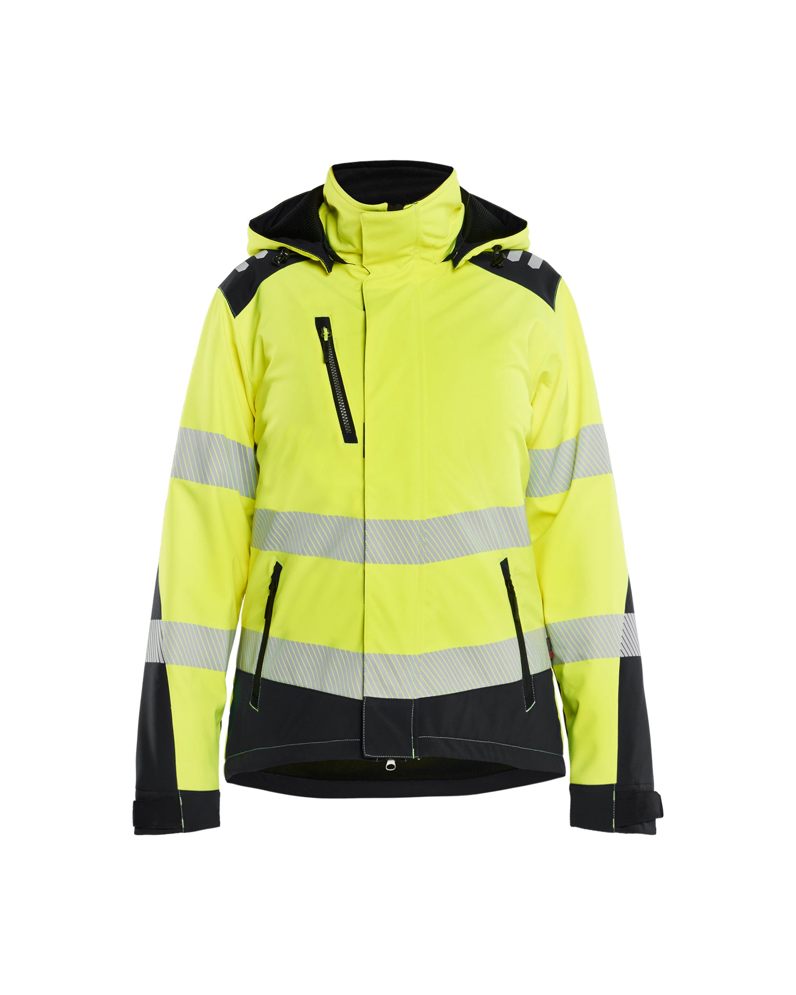 Blåkläder Dame High Vis Letforet Vinter Softshelljakke
