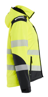 Blåkläder 4401 Dame High Vis Letforet Vinter Softshelljakke produktfoto til broderi