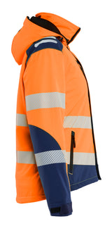 Blåkläder 4401 Dame High Vis Letforet Vinter Softshelljakke produktbillede til broderi
