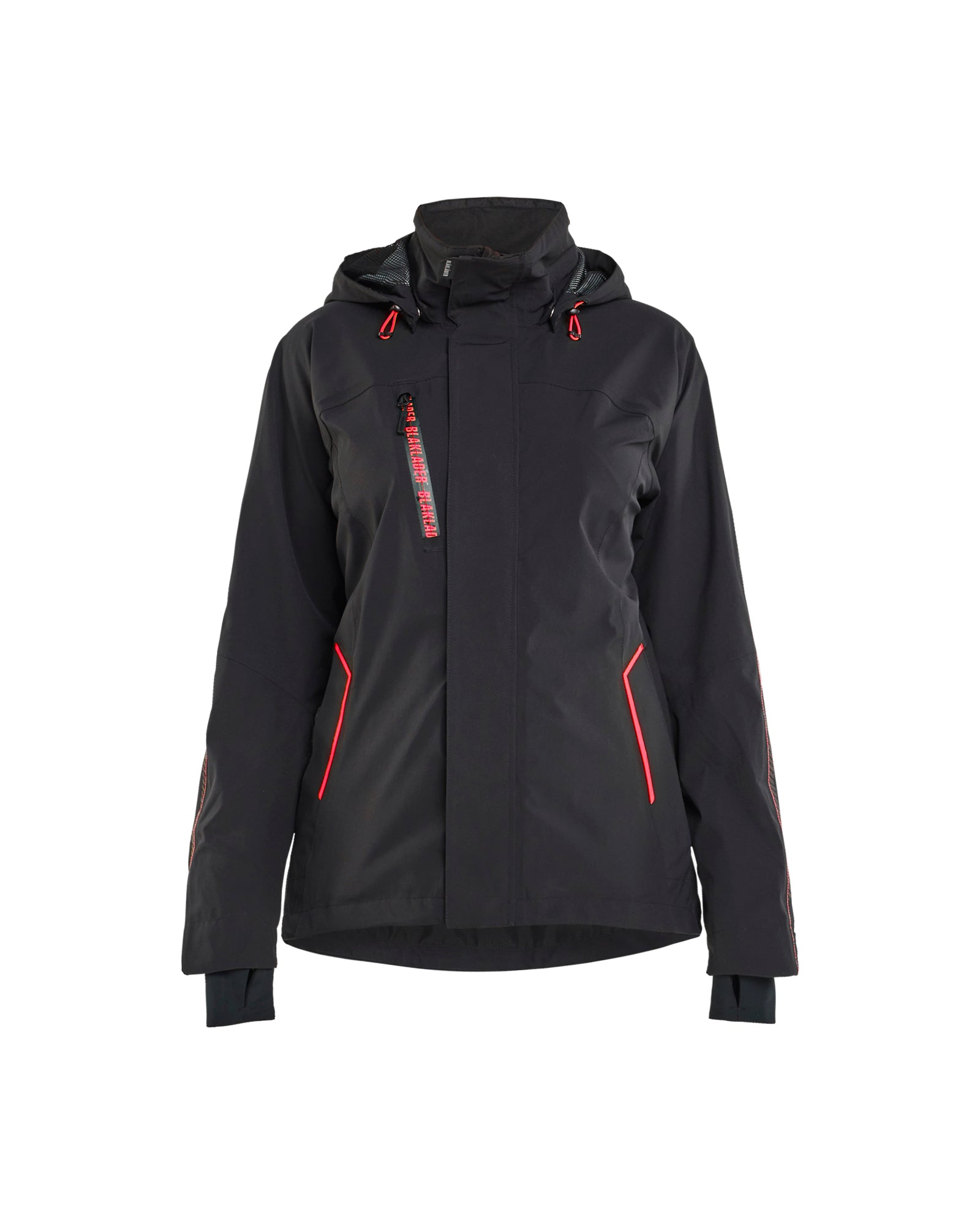 Blåkläder 4403 Dame Skaljakke 4-vejs Stretch, Sort/Rød