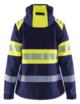 Blåkläder 4404 Dame High Vis Softshell Jakke produktbillede med logo