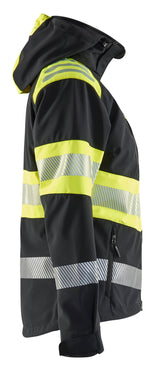 Blåkläder 4404 Dame High Vis Softshell Jakke produktfoto til broderi