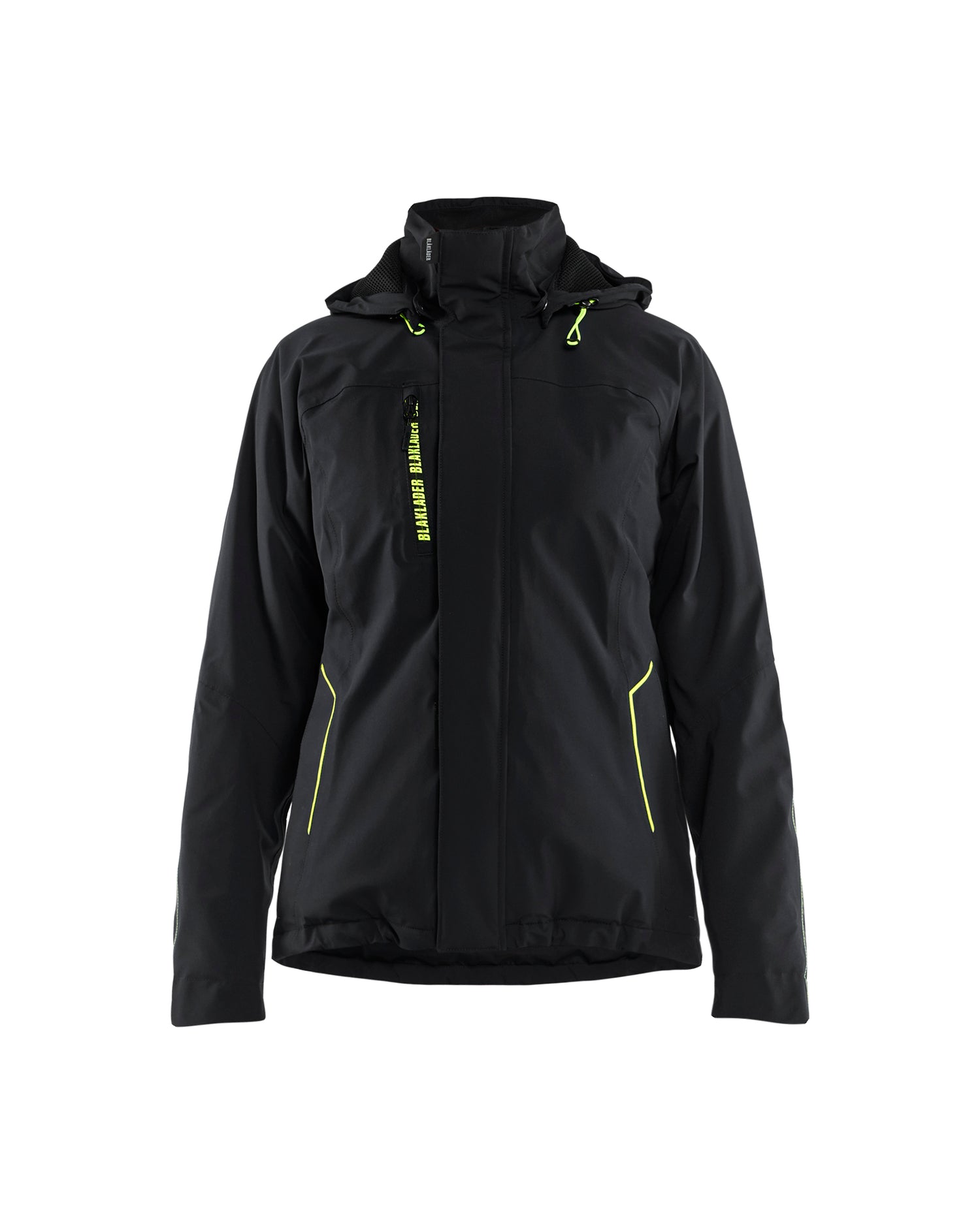Blåkläder 4408 Dame Letforet Vinterjakke 4-vejs stretch, Sort/High Vis Gul
