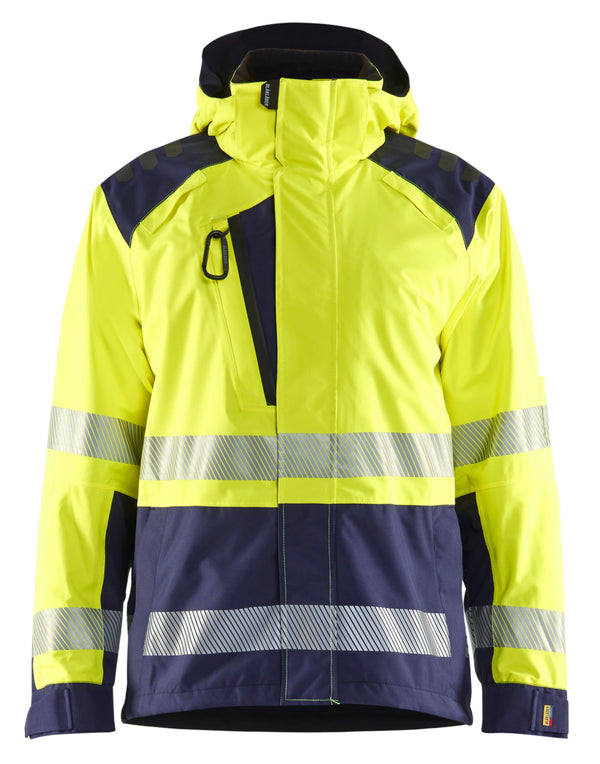 Blåkläder 4435 High Vis Skaljakke med tryk eller logo – arbejdstøj og firmatøj
