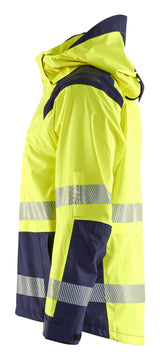 Blåkläder 4435 High Vis Skaljakke produktfoto med tryk