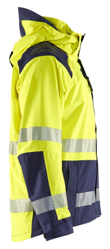 Blåkläder 4435 High Vis Skaljakke detalje til broderi