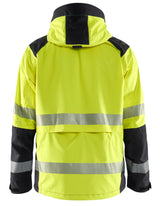 Blåkläder 4435 High Vis Skaljakke nærbillede med logo